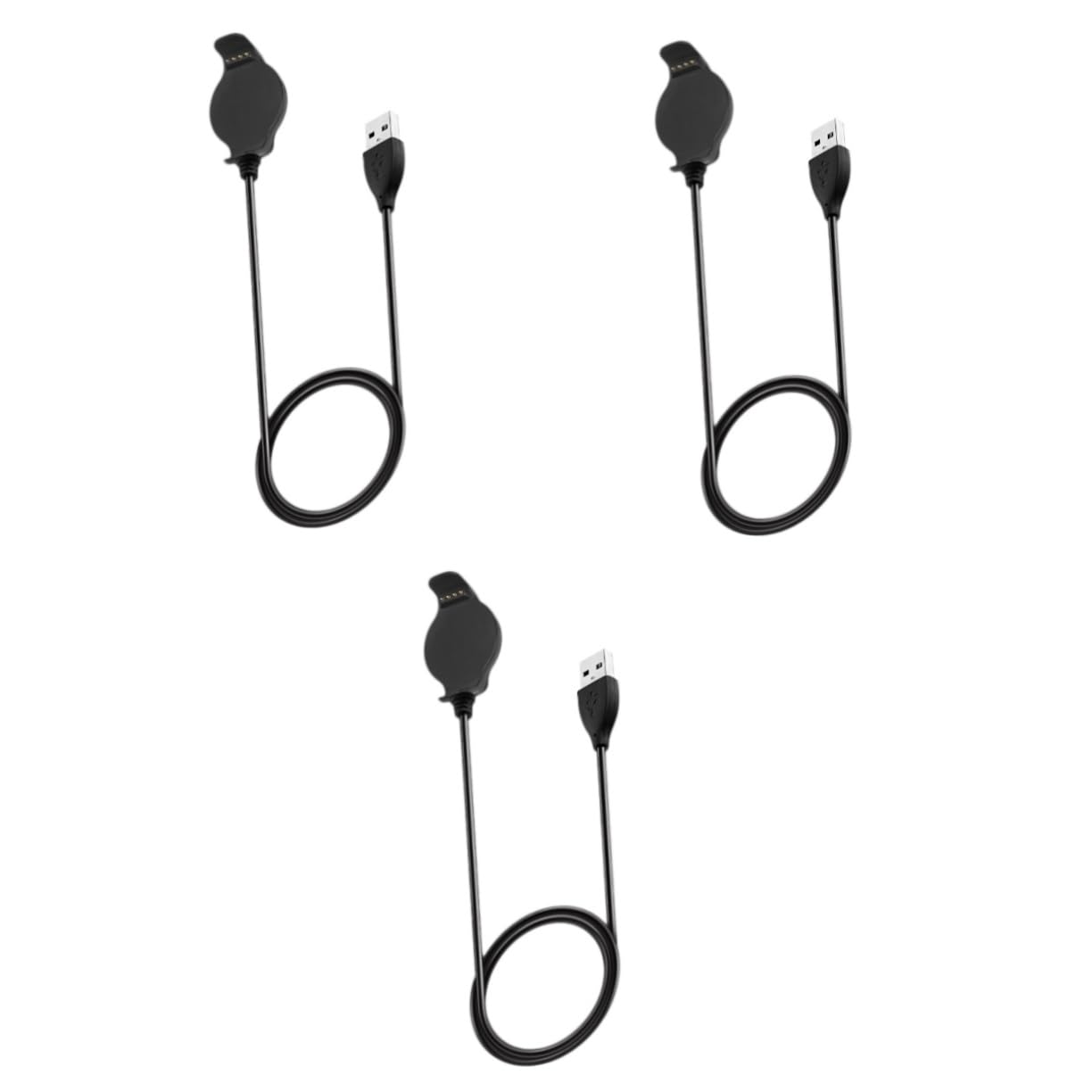 Hemobllo 3pezzi Cavo di Ricarica Integrato Compatibile con Forerunner Caricabatterie USB Professionale per Smartwatch Carica Rapida e Sicura Alta Efficienza e Basso