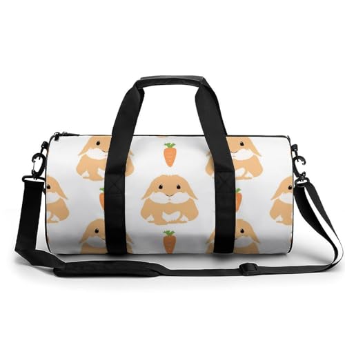 Sac de voyage lapin orange compact contre le désordre des bagages