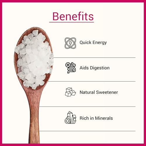 JALPUR MILLERS Rock Sugar 150g - Premium Quality Large sugar Candy – Sakar Big Mishri – Traditional Indian Sweetener, Ideal for Pooja, Prasad, Mouth Freshener, Crystal Sugar Candy for Kids & Adults