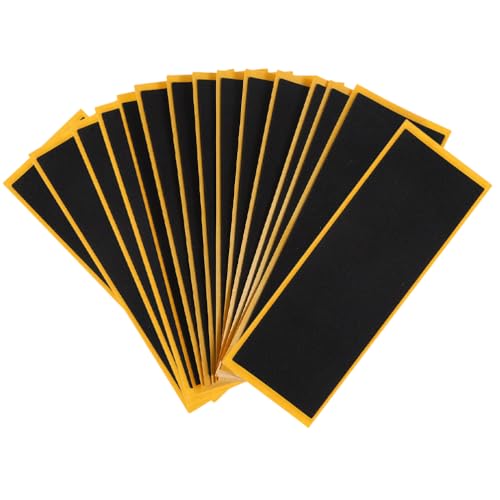 Veemoon 24pcs Finger Skateboard Sticker Skateboard Grip Tape Skateboard Finger Tapes Fingerboard Tek Deck Suits for Kids Finger Skateboard Accessories Foam Clip Non-Slip Foam Child Grasp