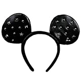 カチューシャ ミッキー マウス ( レザー スタッズ ) ディズニー なりきり グッズ 可愛い ヘア アクセサリー 小物 ( ディズニーリゾート限定 )