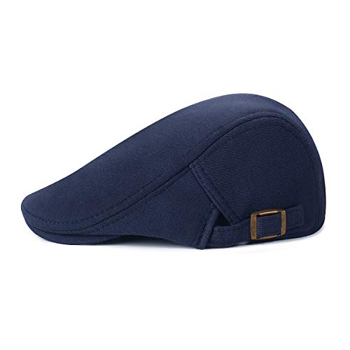 Image of WETOO Men's Flat Cap Gatsby Newsboy Lvy Irish Hats Driving Cabbie Hunting Cap