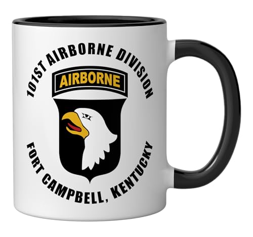 Taza de cerámica 101st Airborne Division Fort Campbell miniatura 2