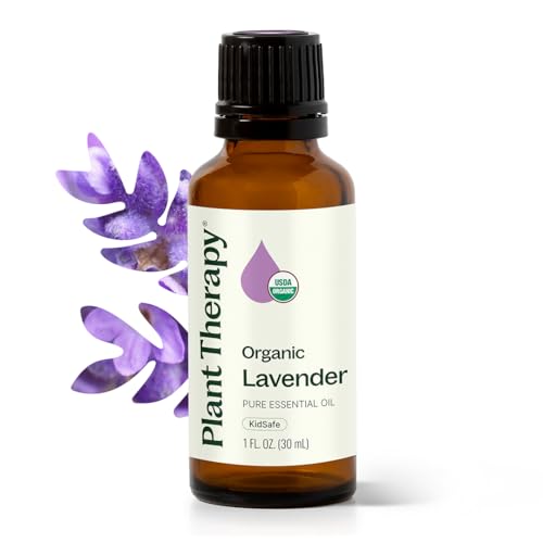 Plant Therapy Organic Lavender Essential Oil 100% Pure, USDA...