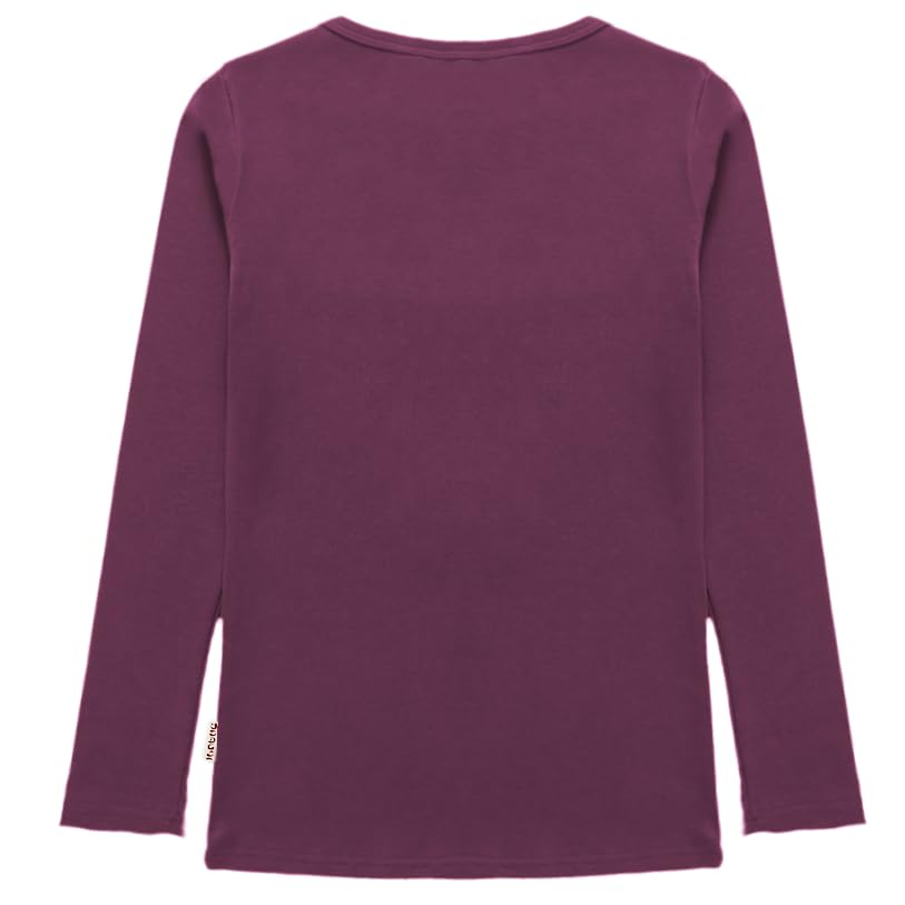 Image of Girls' Heart-Shaped Long Sleeve T-Shirt