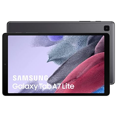 SAMSUNG - Tablet Galaxy Tab A7 Lite de 8,7 Pulgadas con Wi-Fi y Sistema Operativo Android I Color Gris (Versión Es) Cover