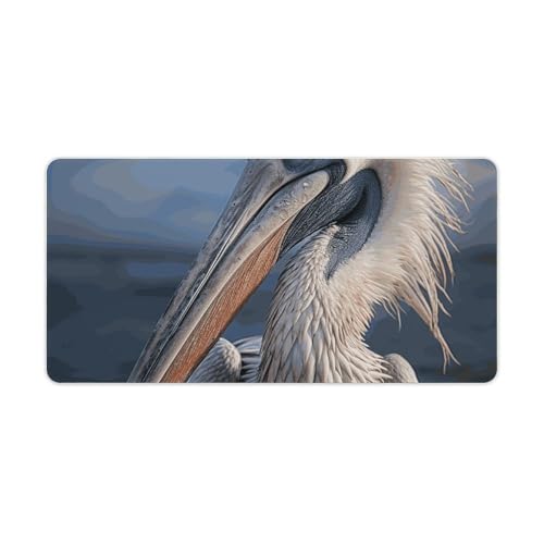 Tapis de souris pélican LED grand format pour le bureau et la maison tapis d'écriture étanche