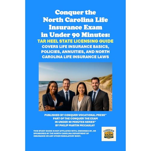 Conquer the North Carolina Life Insurance Exam in Under 90 Minutes: Tar Heel State Licensing Guide Audiolibro Por Philip Mart