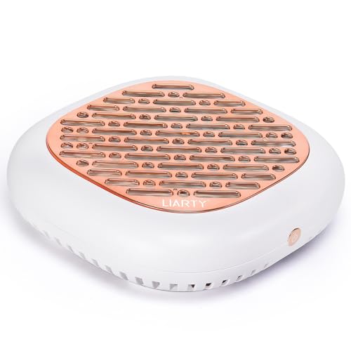 130W Brushless Nail Dust Collector Machine Nail Dust Vacuum Cleaner with Powerful Suction Extractor Fan for Manicure, Professional Nail Filter for Nail Art (Rose Style) 130w Rose