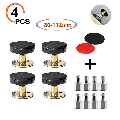 Krisler Adjustable Threaded Bed Frame Anti-Shake Tool for Bed, Headboard stoppers, Bedside Headboards
