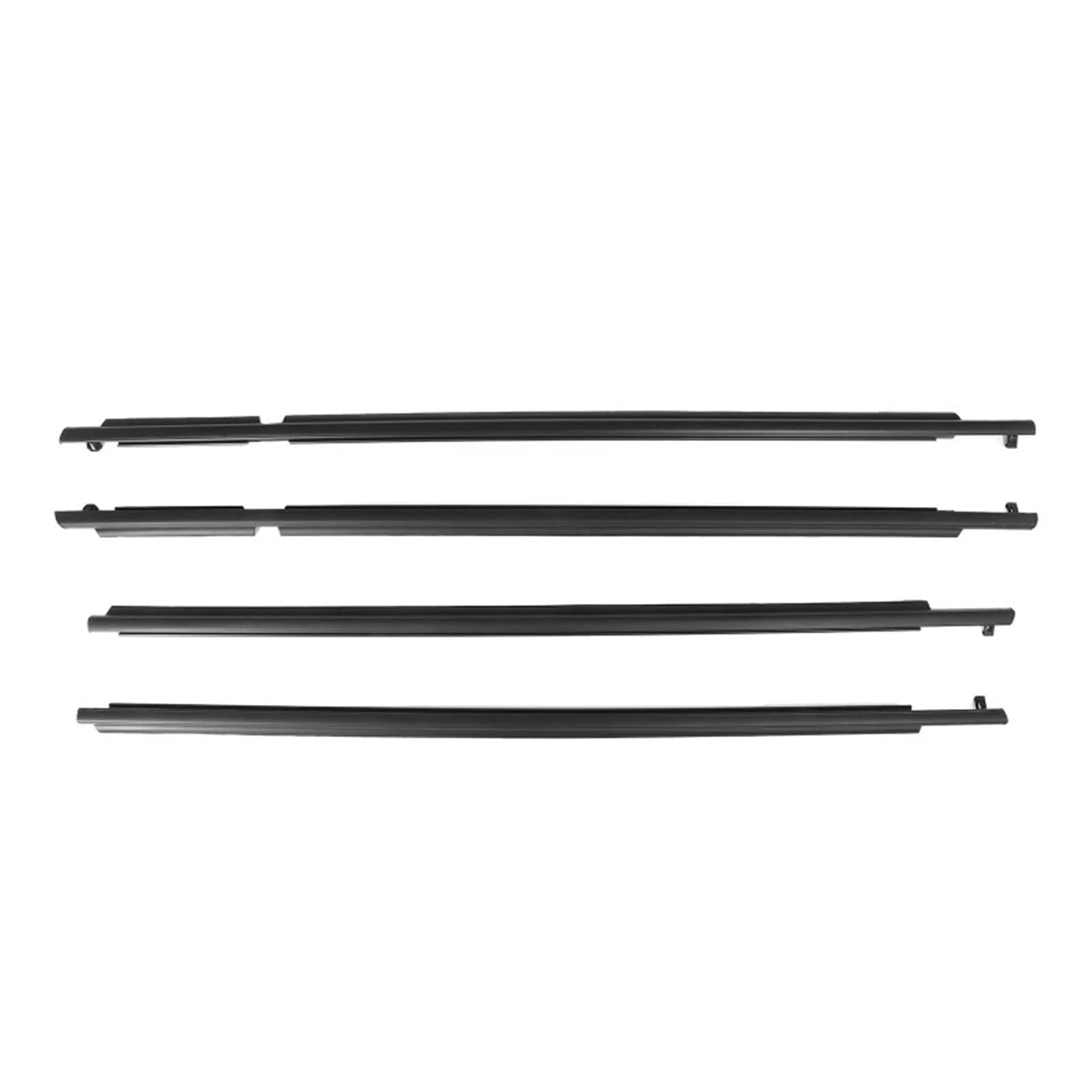 Nhabxgds One Color Car Door Protectors Fit For Rav4 2006-2008 Strip Side Weatherstrip Rainproof Outer Glass Trims 4Pcs/Set Car Window Weather Strips Seal Strip