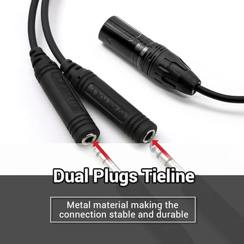 Adaptador AIRVOICE GA Plugs a conector XLR 5 pines negro miniatura 5