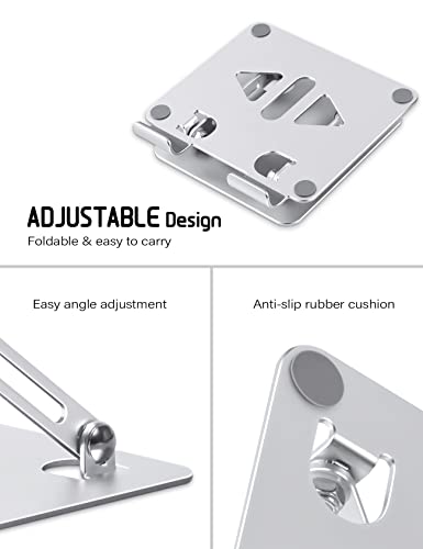 Soporte Ajustable para Laptop y Tablet Plata miniatura 7