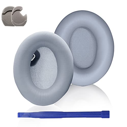 Adhiper WH-1000XM4 - Almohadillas para auriculares inalámbricas compatibles con Sony WH-1000XM4, almohadillas para auriculares inalámbricos, piezas de repuesto para auriculares (gris)