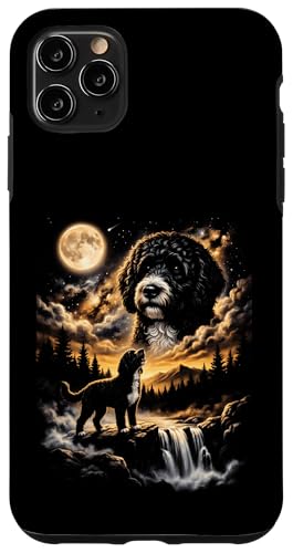 Portuguese Water Dog Howling to The Moon Case for iPhone 11 Pro Max