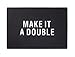 Bar Mat for Home Bar Decorations - Man Cave Basement Presents Decor - Cool Gift Idea Dad Son Husband Father's Day - Housewarming - College - New Home - Rubber Bar Service Spill Mat (12 x 18 inches)
