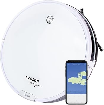 OSOJI Robot Aspiradora Dojo 990 - Conexión WiFi. Poderoso Sistema de  Succión 2.000 pa. Ultrasilenciosa. Filtro HEPA. Sistema Anticaída.  Ultraslim 7.5cm de Alto. para Todo Tipo de Superficies. : Amazon.com.mx:  Hogar y Cocina