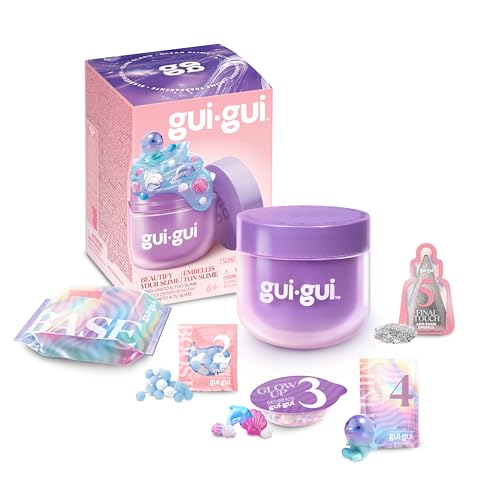 Gui Gui Transparent Slime, Les Plus Beaux slimes créés par tes Soins, suis 5 étapes pour embellir Ton Slime, 13 slimes Gui Gui parfumés et 4 Fabuleuses Textures à créer