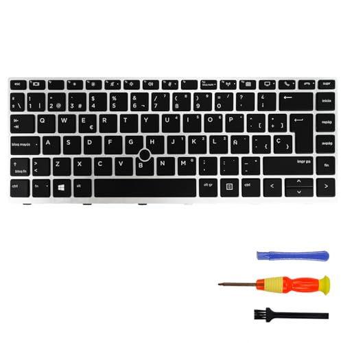 Teclado retroiluminado Compatible con HP EliteBook 840 G5 846 G5 745 840 G6 14u G5 (España)