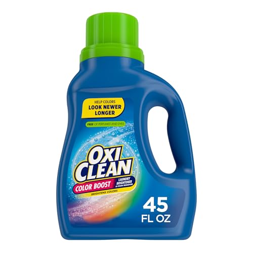 OxiClean Color Boost Laundry Brightener and Stain Remover Liquid Free, 45 fl oz