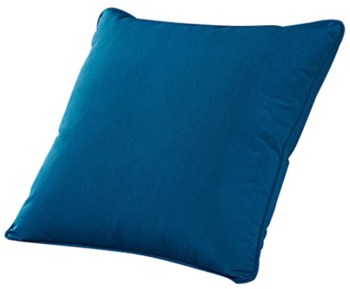 Image of QILLOWAY Outdoor /Indoor Deep Seat Cushions for Patio Furniture, All Weather Lawn Chair Cushion 24 x 24 inch 1 Set (Peacock Blue)