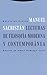 Lecturas de filosofía moderna y contemporánea (Estructuras y Procesos. Filosofía) - Sacristán Luzón, Manuel