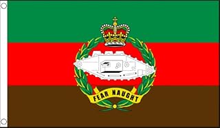 Legs Galore Royal Tank Regiment 5ft x 3ft (150cmx90cm) Military Flag, British Army, Fear Naught