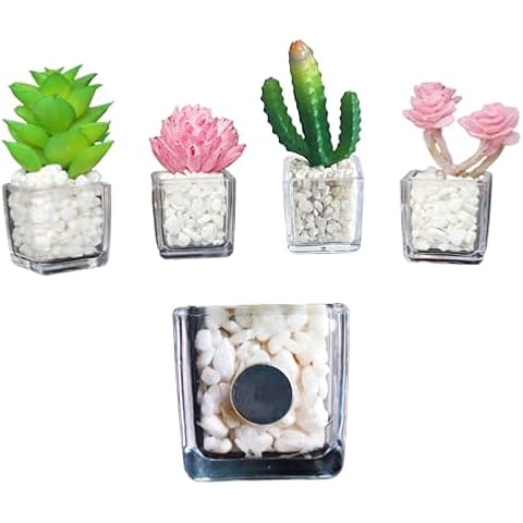 OULIGET Fridge Succulent Magnets Set Cover
