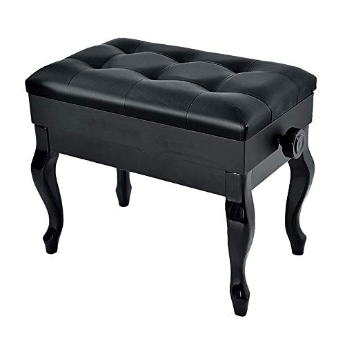 Tabouret de Piano, Tabouret de Coiffeuse Banc de Piano réglable Jambe incurvée Tabouret de Piano en Bois Massif avec Compartiment de Rangement, siège en Cuir PU de Luxe et Pratique Everything is Fine - Les Beatles, Paul McCartney, John Lennon, RIngo Starr, George Harrison Tabouret de Piano, Tabouret de Coiffeuse Banc de Piano réglable Jambe incurvée Tabouret de Piano en Bois Massif avec Compartiment de Rangement, siège en Cuir PU de Luxe et Pratique Everything is Fine