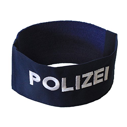 Brassard Coton avec Broderie - Police - 40791 Bleu