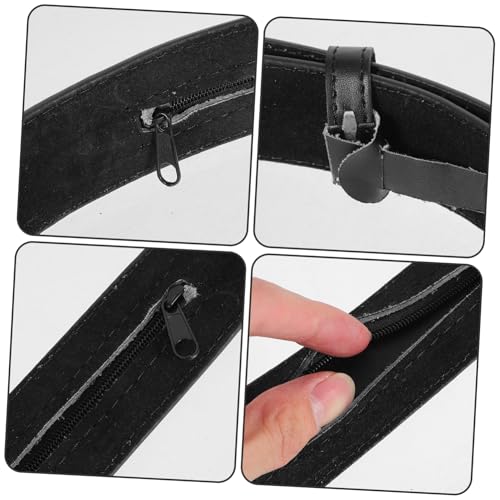 Hidden Zipper Pocket Money Belt for Men Travel Wallet Storage for Cash and Valuables Adjustable PU Leather Design for Travel and Outdoor Use3