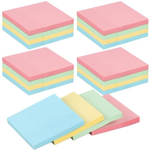 Papier adhésif puissant 7,6 x 7,6 cm fini les notes perdues au bureau