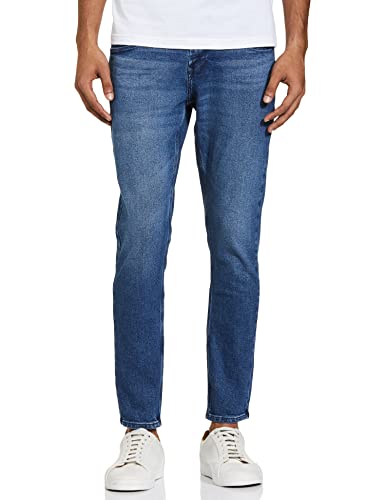 Image of Spykar Men's Kano Slim Fit Mid-Rise Jeans (Ankle Length)