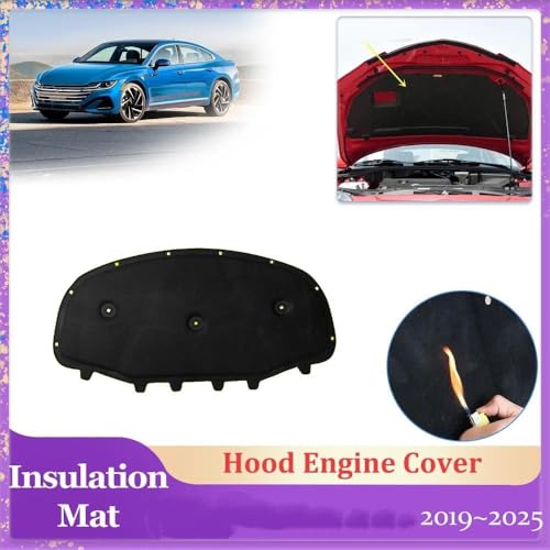 Doublure en coton isolante VW Arteon protection thermique capot - 3