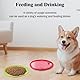 EEPLUYTY Frisbee Hund, 2er-Pack 18cm Hundefrisbee, Weiche Gummi-Frisbee, Geeignet Für Das Training Von Haustieren (Rot + Grün)