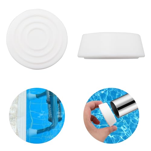 2 paraurti per scale per piscina esterna, per scala interna in gomma, protezione paraurti per piscina da 4,8 cm (paraurti esterni per scaletta della piscina)