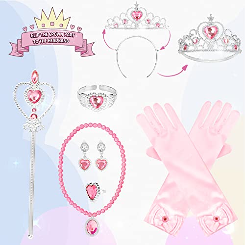 Set de 10 capas de princesa para niñas disfraces miniatura 2