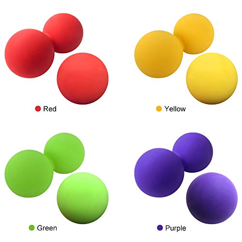 Bolas de terapia, Andoer Conjunto de bolas de massagem Conjunto de bolas de amendoim para tratamento