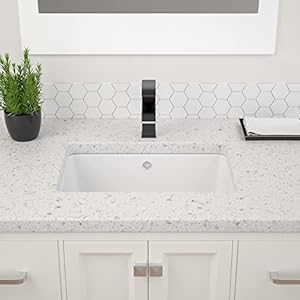 Dcolora Undermount Bathroom Sink Rectangle 16"x10" White Porcelain Ceramic Rectangular Vessel Sink Under Counter Lavatory Vanity Bath Sink Bowl Basin With Overflow Dcolora Undermount Bathroom Sink Rectangle 16×10 White Porcelain Ceramic Rectangular Vessel Sink Under Counter Lavatory Vanity Bath Sink Bowl Basin With Overflow