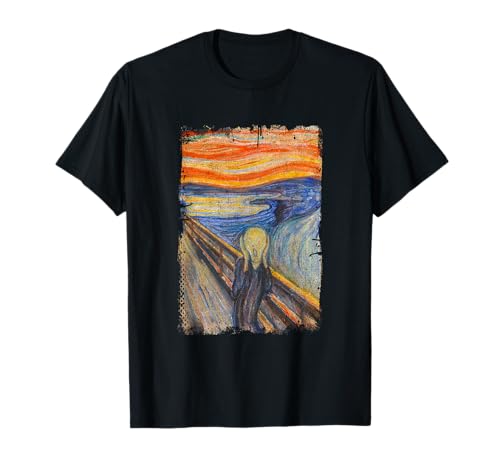 El grito de Edvard Artist Munch Pintura famosa Camiseta