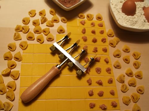 Corta pastas regulable de 4 hojas lisas inox para repostería 3