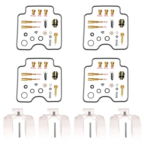 Kit réparation carburateur GSX600F complet avec membranes et gicleurs calibrés 112.5 115