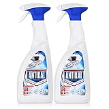Antikal Kalkreiniger Spray 750ml - Entfernt hartnäckige Kalkbeläge (2er Pack)