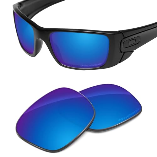 Image of Performance Replacement Lenses Compatible with Oakley Fuel Cell OO9096 Polarized, UV Protection, Anti-Scratch