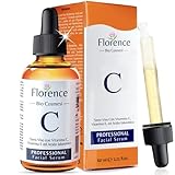 60ml Bio Hyaluron Serum mit Vitamin C, E. Hochkonzentriert Anti-Falten, Anti-Aging & Dunkle-Flecken. Hyaluronsäure-Gesichtsserum, Ideal als Augenkonturcreme. Dermaroller Essence. Vegane Naturkosmetik