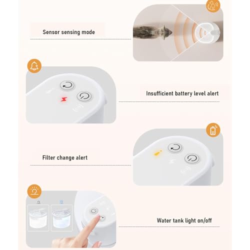 Fuente de Agua Automática para Gatos Fabater 2.5L miniatura 6