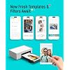 Liene M100 4x6'' Photo Printer, Phone Printer 100 Sheets & 3 Cartridges, Full-Color Photo, Portable Instant Photo Printer for iPhone Android, Thermal Dye Sublimation, Wi-Fi Picture Printer 100 Papers