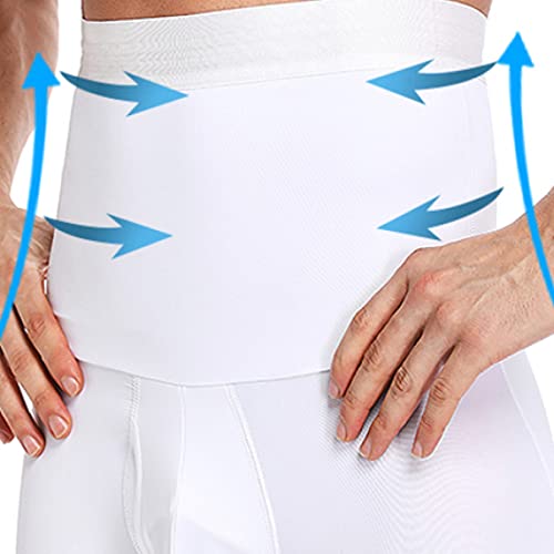 Faja para realzar la cadera de hombre con control de barriga y pantalones cortos moldeadores 5