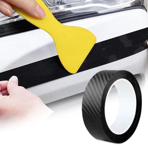 1 Rolle Kohlefaserband, 2 Stück Folienschaber, Autofolie, Lackschutzfolie, Aussehen Von Autozubehör, Autoinnenfolie, Autotürschwellenschutz