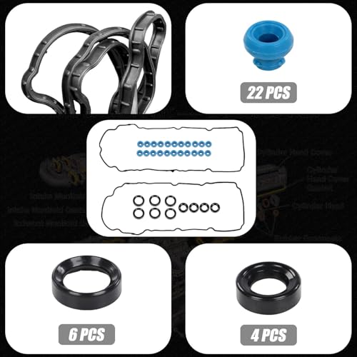 Image of Head Gasket W /Bolts for 2011-2019 Ford Edge Explorer Flex Taurus 3.5L V6 DOHC Naturally Aspirated HS26487PT2